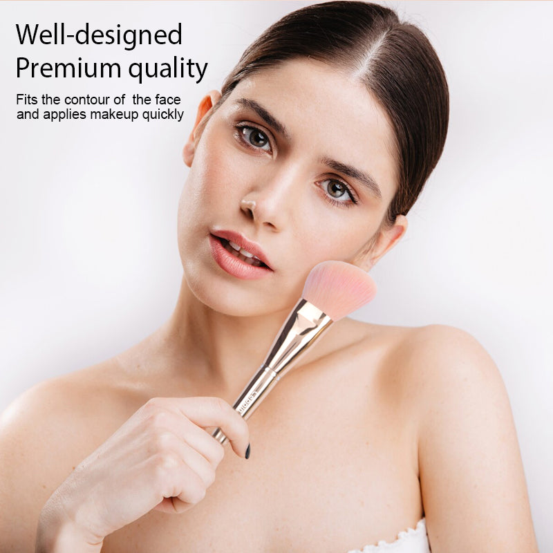 5 Pcs Golden Professional Makeup Brush Set
