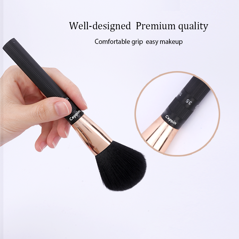 5 Pcs Premium Synthetic Makeup Brush Set