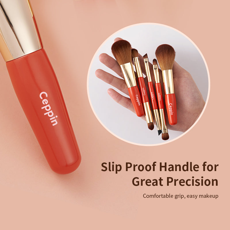 5 Pcs Makeup Brush Pouch-Pink – Beauty Insignia